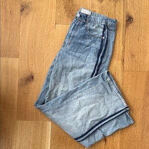 Rag and Bone Miramar Wide Leg Track Pants Sweatpants Jeans